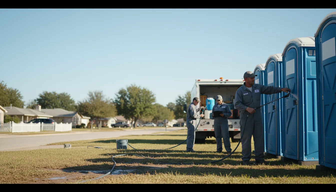 Long-Term Portable Toilet Rental in Raymond, IL near me